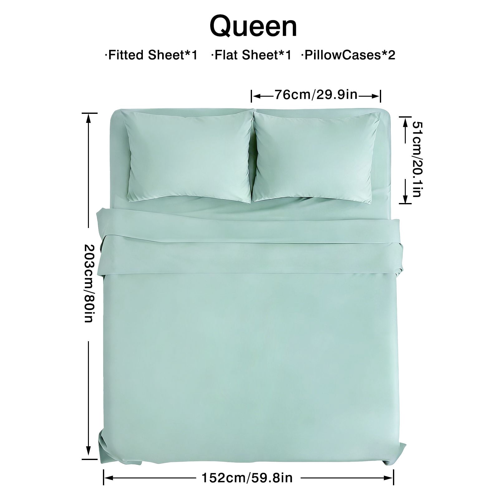 4Pcs Ultra-Soft 85g Sheet and Pillowcase Set, Soft Solid Color, Machine Washable, Suitable For All Seasons, Christmas Comfortable Bedding Set, Available For Single, Double, King, and Queen Beds