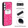 thumbnail image 2 of WIRESTER Shockproof Soft Rubber Cover Case for Samsung Galaxy S24 FE 6.7", Hot Pink Composition Book, 2 of 5