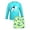 X1Blue, variant on lnmuld Boys' Dinosaur Print Long Sleeve Rash Guard and Swim Trunks Set Two Piece Swimsuit for Beach Surfing Size:7-8 Years