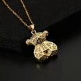 thumbnail image 5 of Fashion Women's 18K Gold Plated Funky Glitter Golden Bear Pendant Necklace Jewelry, 5 of 5