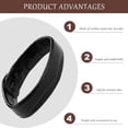 thumbnail image 3 of 【18mm】 Universal Leather Watchband Accessory Compatible With Multiple Watch Fashionable And Versatile Design Hand Watch for Men Solar Digital Watch Undone for Men Watch Bands for Men Men's Watch Easy, 3 of 3