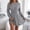 Gray, variant on BRGZLK Womens Sweater Dress Fall Solid Color Round Neck Cinched Waist Long Sleeve Cable Knit Dresses Fall Winter Mini Sweaters Dresses Green S