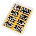 thumbnail image 1 of Rompecabezas de Metal JShteea 8 unids/set Mini juguetes para aliviar el estrés, 1 of 6