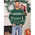 thumbnail image 2 of Quenteen Chandails de Noël Col Rond Chandails Moches Tenues Assorties pour la Famille, 2 of 7