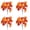 Coffee-4pc, variant on 4PCS Mixed Color Artificial Maple Leaf Stems, Bendable Trimmable Silk Fake Foliage for DIY Craft, Home Garden Office Fall Decoration