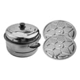 thumbnail image 2 of Easily Prepare Delicious Meals with this 2 Tiered Stainless Steel Steamer, 2 of 8