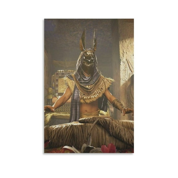 Gods of Egypt Posters Room Aesthetic Poster Print Art Wall Painting Canvas Posters Gifts Modern Bedroom Decor 08x12inch(20x30cm)