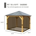 thumbnail image 2 of Aoodor Universal Replacement Mosquito Netting Screen with Double Zipper, 2 of 7