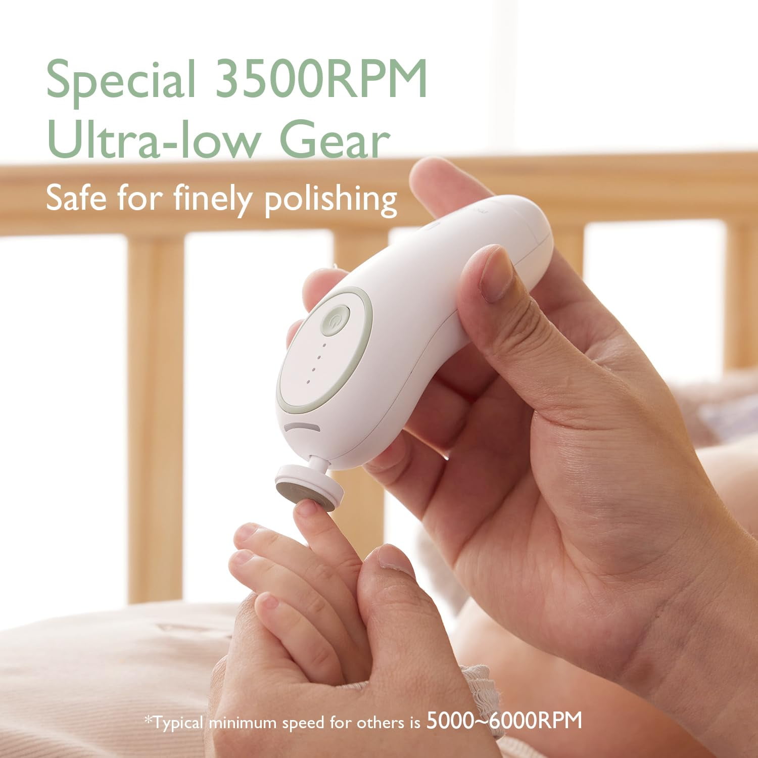 Momcozy Baby Nail Trimmer, Electric Rechargable，Gentle and Safe