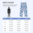 thumbnail image 4 of Fotbe Icy Blue Snowflakes Pantalones de Pijama para Hombre, Pantalones de Dormir, Pantalones de Casa con Cintura Ajustable y Bolsillos-Large, 4 of 6