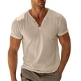thumbnail image 1 of Men's Summer Sleeves Short Sleeve Slim Fit Fashion Breathable Men's Golf ShirtL, 1 of 5