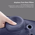 thumbnail image 4 of Inflatable Foot Rest Pillow, Portable PVC Flocking Footrest for Office, Home,Travel, Reducing Fatigue, 4 of 8