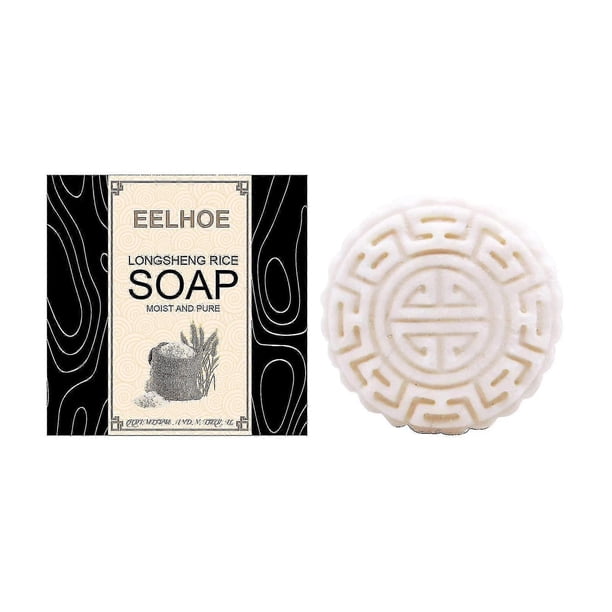 Leke Eelhoe Longsheng Rice Water Soap Shampoo Soap Moisturizes Cleansing Nutritious Free From Frizz Hair Care Soft Hair 26-27s