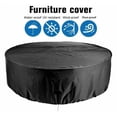thumbnail image 5 of Heavy Duty Fire Pit Cover, Waterproof Layer & Windproof Drawstring Protects Outdoor Patio Firepit Table From Elements, Super Waterproof & Fade-Resistant, 130x71cm, Adjustable Drawstring, 5 of 5