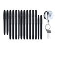 thumbnail image 1 of 24 Pcs Marqueurs Permanents, Pointe Fine Marqueurs Permanents Noirs avec Porte-Stylo Rétractable, 1 of 5