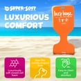 thumbnail image 3 of TRC Recreation Lazy Bunz Foam Saddle Pool Lounger Float, Sunset Orange, 3 of 12