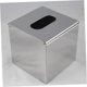 thumbnail image 4 of OULII 1Ud Caja Para Pañuelos Con Cubierta Impermeable Y Moderno En Acero Inoxidable Color Plata, 4 of 8