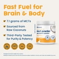 thumbnail image 3 of NativePath MCT Oil Powder, Coconut C8 C10, Unflavored, Keto, Gluten-Free, 25 Servings, 3 of 8