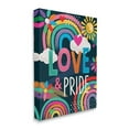 thumbnail image 3 of Stupell Industries Love & Pride LGBTQ Floral Rainbows Holiday Painting Gallery Wrapped Canvas Print Wall Art, 3 of 5