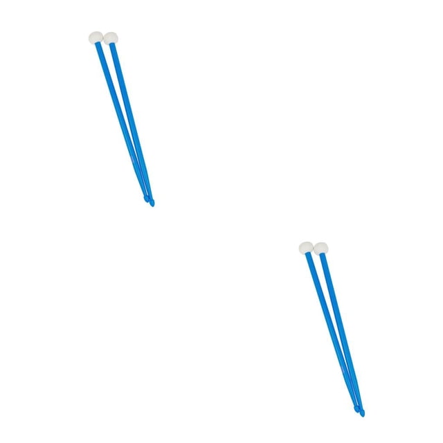 Advancent 1 par de baquetas de timbales, baquetas de cabeza de fieltro, accesorios de instrumentos de percusión, martillo de tambor Cielo azul 2piezas