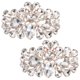 thumbnail image 1 of KAKOWELY 2 adornos para zapatos, clips de cristal para zapatos de boda y tacones altos., 1 of 4