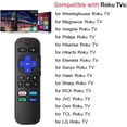 thumbnail image 2 of Universal Remote Control Replacement for Roku TV All Models, Compatible for / /Sharp/Philips/Onn/Element/ /JVC/RCA R0KU Smart TVs (Not for RokuStick,Box and Players), 2 of 4
