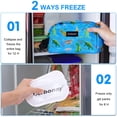thumbnail image 2 of Freezable Lunch Bag,Freezable Snack Bag,Mini Cooler Bag for Travel/Work/School,Small Insulated Bag,Small Cooler Lunch Box with Ice Packs,Insulated Snack Bag,Freezable Snack Box with Handle Buckle, 2 of 6