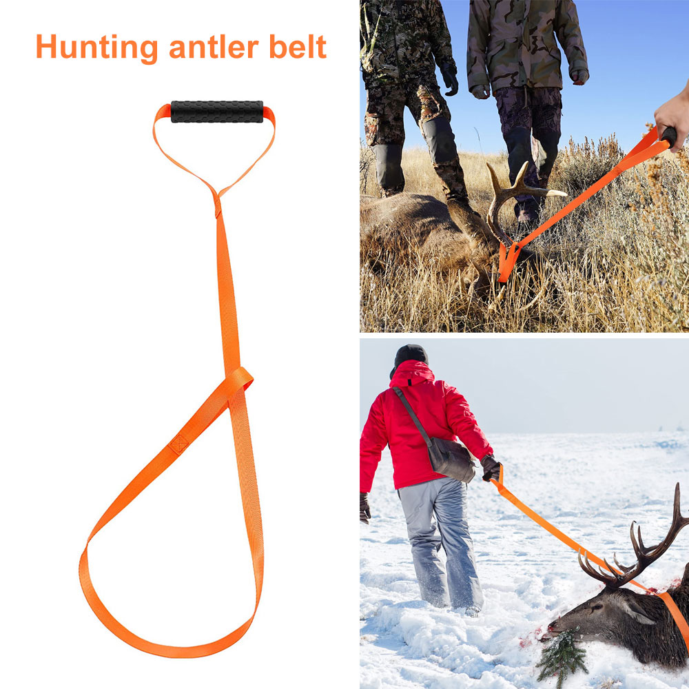 Occkic Perfect Deer Drag Hunting Dragging Pull Rope Safety Reflective