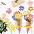 thumbnail image 5 of Flower Bouquet Craft Kit - 24Pcs Mother's Day Flower Bouquet Craft for Kids Make Your Own Bunch of Flowers Teacher Appreciation Week DIY Thankful Gift Set, 5 of 8