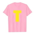 thumbnail image 4 of Toddler Girls Letter Printed T-Shirt Casual Short Sleeve Top Summer T-Shirts Pink,3-4T Girls Shirts And Tops&nbsp;, 4 of 4