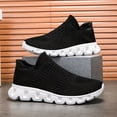 thumbnail image 6 of Men'S Casual Sports Shoes That Are Comfortable, Lightweight, And Designed to Be Worn with Knitted Socks. ,Suitable for Jogging; Breathable And Stylish Running Shoes, 6 of 9
