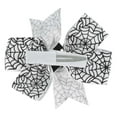 thumbnail image 5 of Unique Bargains 1 Pc Hair Clip Halloween Bow Hair Clips for Women White, 5 of 5