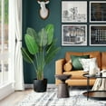 thumbnail image 2 of Danolaps Artificial Tree Bird of Paradise Plant 4 Feet Faux Banana Tree Plant with 8 Trunks,48 inches Fake Banana Leaf Plants with Pot for Home Decor Indoor Outdoor Living Room Office, 2 of 8