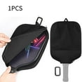 thumbnail image 1 of Funda de neopreno para raqueta de pickleball, funda protectora para raqueta, bolsa de almacenamiento portátil para hombres y mujeres, para raquetas, Negro, 1 of 8