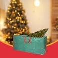 thumbnail image 4 of Christmas Tree Storage Bag, Waterproof and Dustproof, Fits Up to 9 Foot Artificial Xmas Holiday Tree with Reinforced Handles & Dual Zipper(Green), 4 of 7