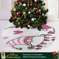 thumbnail image 6 of FMSHPON Valentine's Day Mother's Day Red Heart Love Xmas Christmas Tree Skirt Stand Mat for Holiday Party Decoration Indoor Outdoor 48 inches, 6 of 6