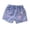 White, variant on Little and Big Girls Summer Denim Shorts Elastic Waistband Flower Embroidery Jeans Sweet Floral Style Summer Jean Bottoms Ages 3-13