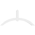 thumbnail image 2 of 60"W x 27 1/2"H x 4"D x 4"F, 11/12 Pitch, Archdale Architectural Grade PVC Gable Bracket, 2 of 8