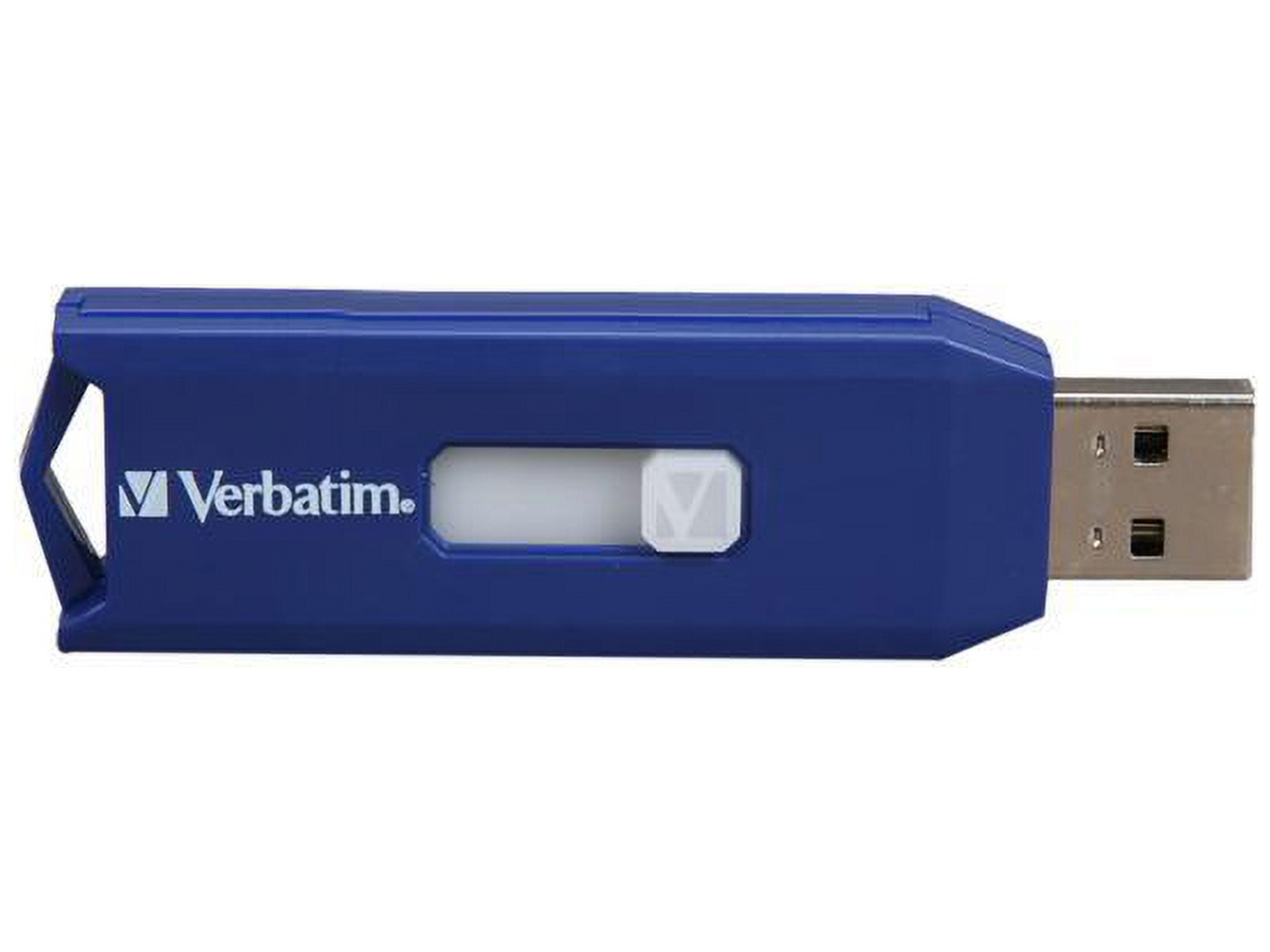 人気カラーの Flash 2.0 USB Verbatim Drive Walmart.com - Blue 4GB USBメモリ・フラッシュドライブ