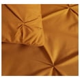 thumbnail image 4 of GpLuMy Berlin 3-Piece Pintuck Pinch Pleat Bedding Comforter Set (Queen, Spice), 4 of 7