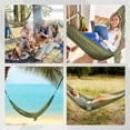 thumbnail image 2 of QUANFENG QF Hammock Lightweight Single Camping Hammock Support 400 lbs (Green), 2 of 7