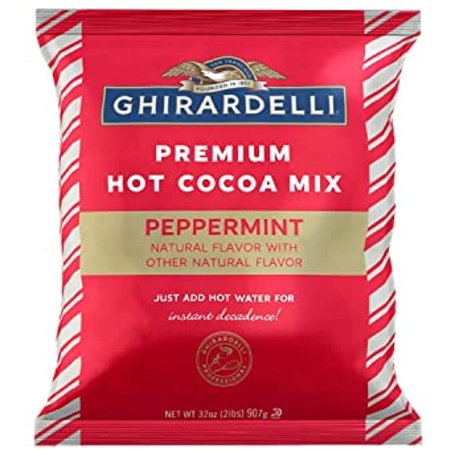 Ghirardelli Premium Hot Cocoa Mix, Peppermint Flavored, 32 Oz