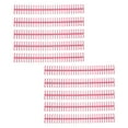 thumbnail image 1 of Binding Coils, 1/2in Binding Spines Good  Gloss Plastic Strip Manual Bound  For Loose Leaf Pink, 1 of 8