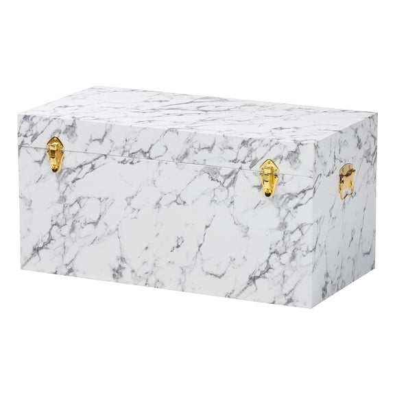 Baxton Studio Brenta Storage Trunk - Decorative Organizer Chest
