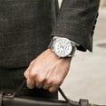 thumbnail image 4 of Curren Watches Fashion Stainless Steel Band Mens Watches Classic Business Quartz Wristwatch For Men Male Clock With Calendar - Quartz Wristwatches, 4 of 7