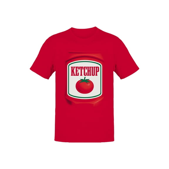 Ketchup Label with Tomato Men's T-shirt