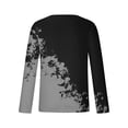 thumbnail image 4 of Blusas y camisas de manga larga y cuello redondo para hombre, camisetas informales con estampado de cuello redondo, blusas de manga corta para hombre, 4 of 5