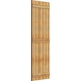 thumbnail image 2 of 26 7/8"W x 81"H TimberCraft Five 5 3/8" Boards Joined Board-n-Batten Shutters, Rough Sawn Western Red Cedar (Per Pair), 2 of 13