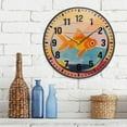 thumbnail image 3 of Yayeee Wall Clock Battery Operated 11.9" Silent Quartz Non-Ticking for Living Room Decor, Goldfish, 3 of 8