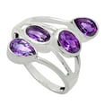 thumbnail image 3 of Amethyst 925 Sterling Silver Ring s.9.5 Jewelry R-1053 AGR1024_C_9.5, 3 of 6